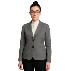 S Oliver Size 11 US UK 14 Pinstriped 2 Button German-Brand Fully lined Blazer